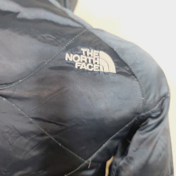 The North Face Women's Blue 550 Down Padded Outdoor Thermal Puffer Jacket Sz XS - Picture 7 of 10